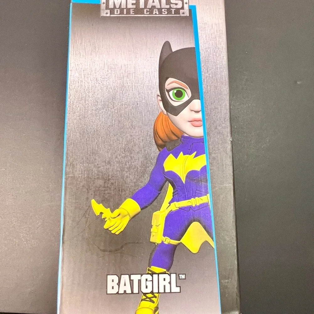 Jada‎ Toys 4in Batgirl Die Cast Figure DC Comics Purple M357 Good Box Wear